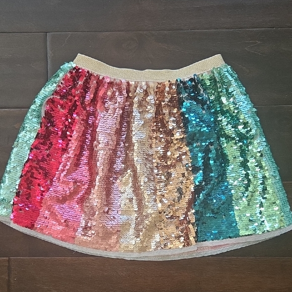 H&M Other - H&M Multicolor Striped Sequin Skirt